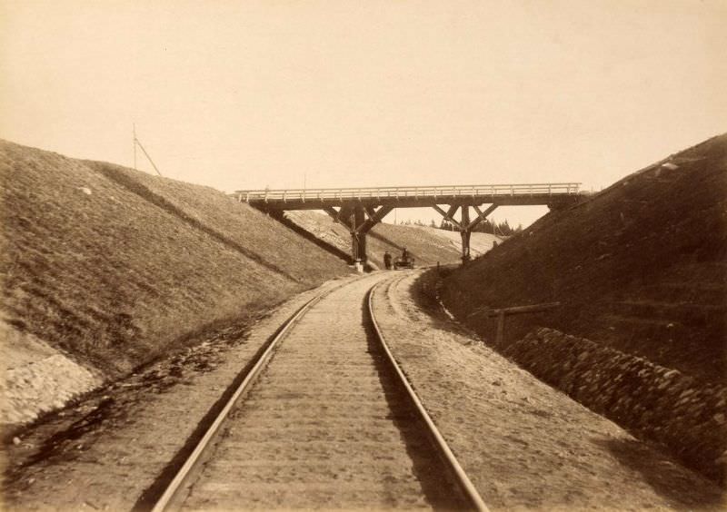 #11 Overpass over the railroad by the Līgatne train station, September 12, 1889