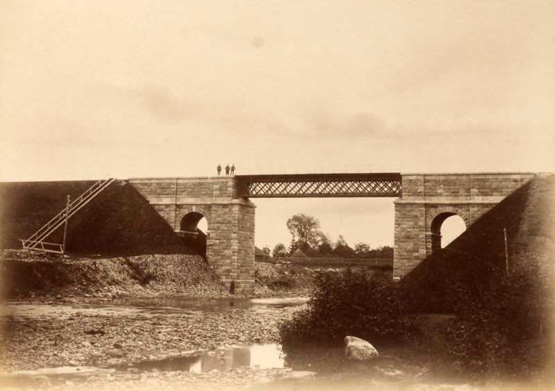 #19 Railway bridge over the Amata River, June 20, 1889