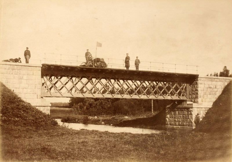 #20 Railway bridge over the Ärnu River, November 4, 1889