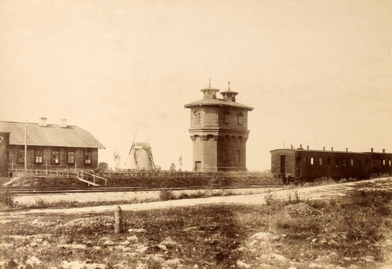 #34 Water tower at the Cēsis train station, August 4, 1889