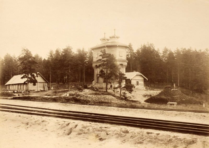#36 Water tower at the Võru train station, June 25, 1889