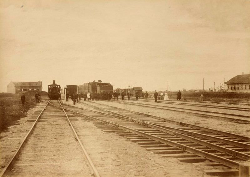 #41 Pskov II train station, August 9, 1890
