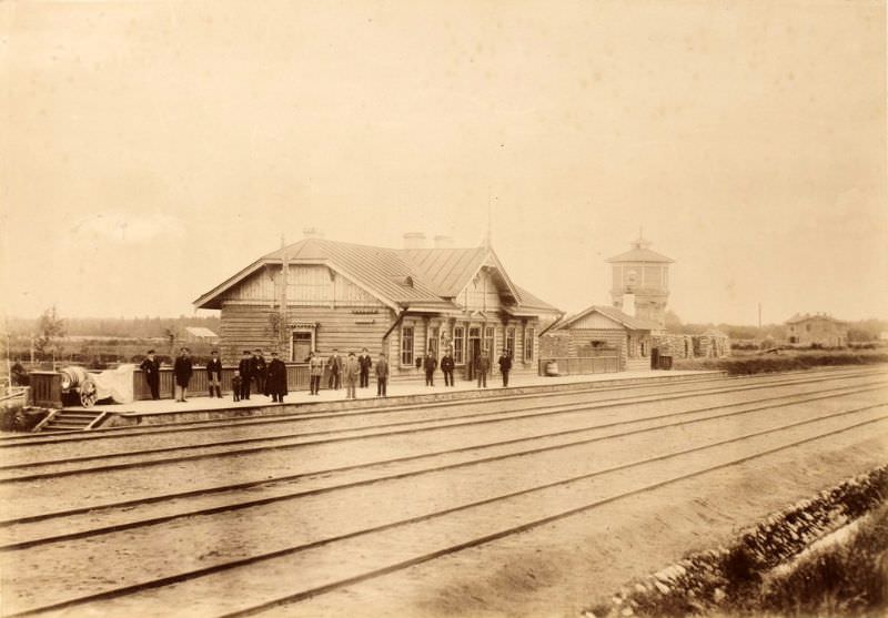 #47 Valmiera train station, May 24, 1890