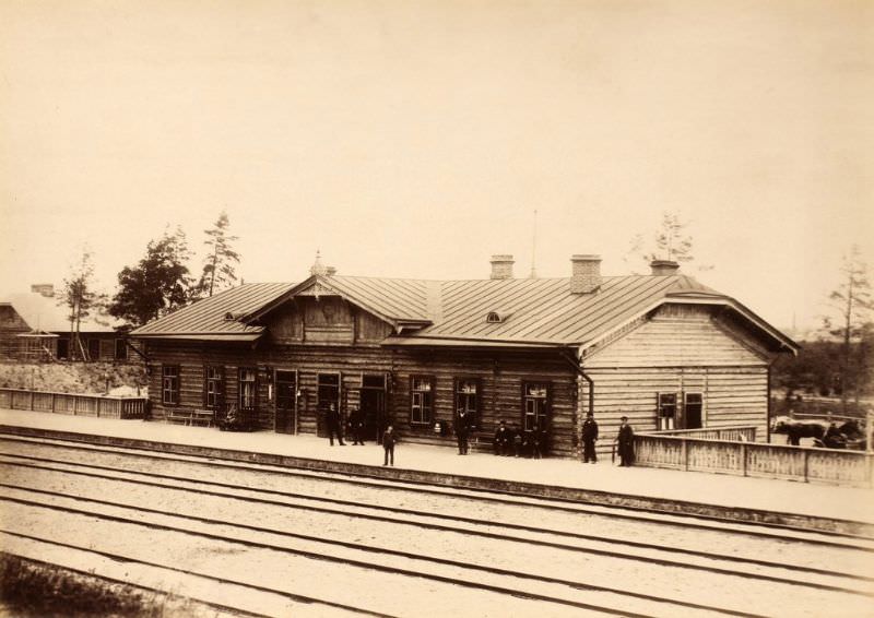 #48 Võru train station, August 11, 1890