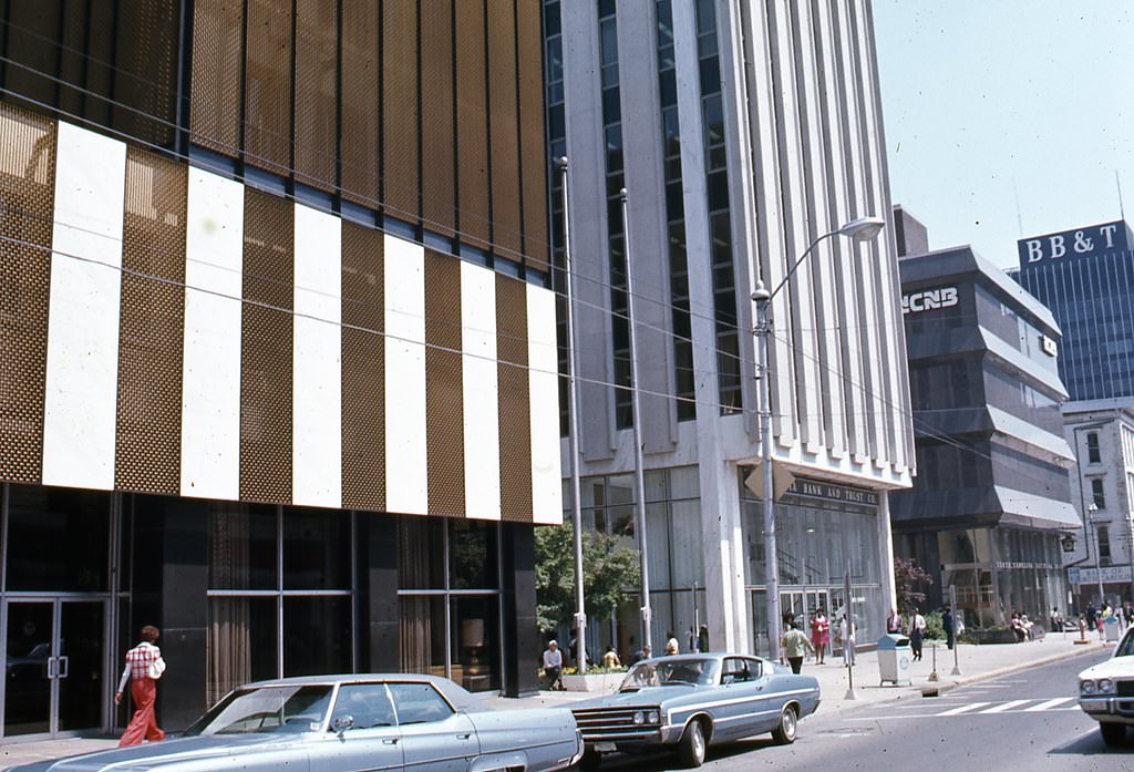 #21 East side of the 200 block of Fayetteville Street in Raleigh, 1970s
