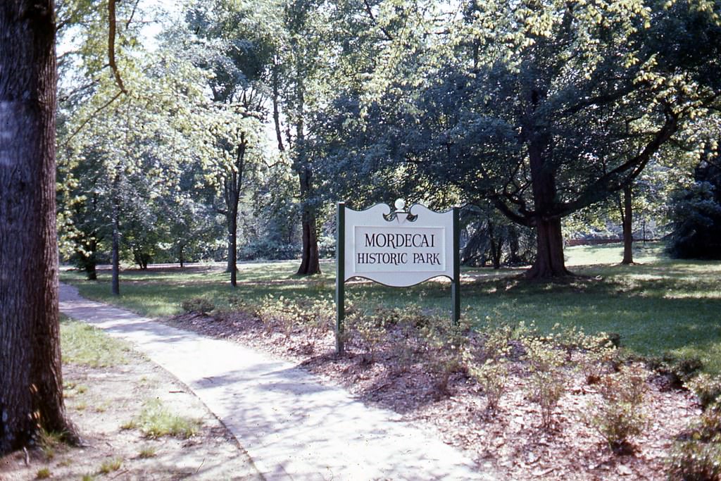 #60 Entrance to Mordecai Historic Park, Raleigh, 1970s