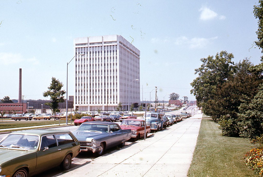 #40 Salisbury Street looking north, Raleigh, 1970s