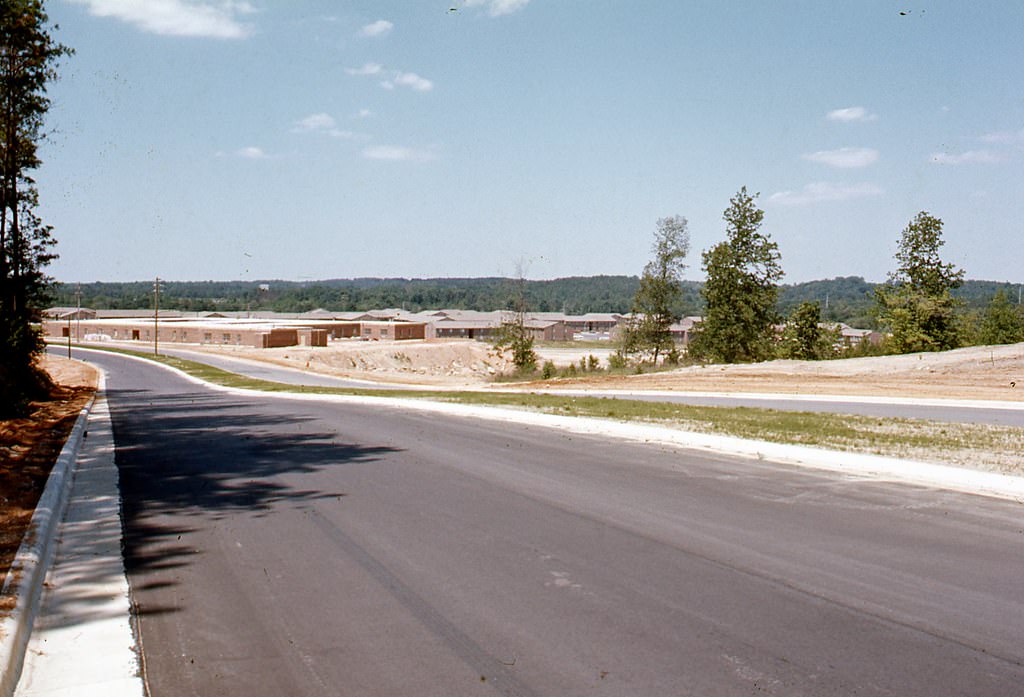 #88 100 Sunnybrook Road, Raleigh, looking north, 1970s