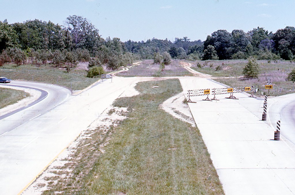 #47 Raleigh Beltine terminus at New Bern Avenue exit, 1970s