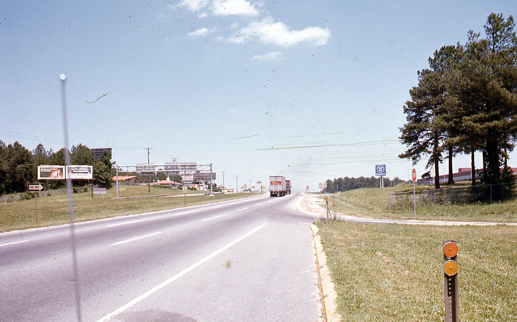 #17 2600 Capital Boulevard (North Boulevard) looking north, Raleigh, 1970s
