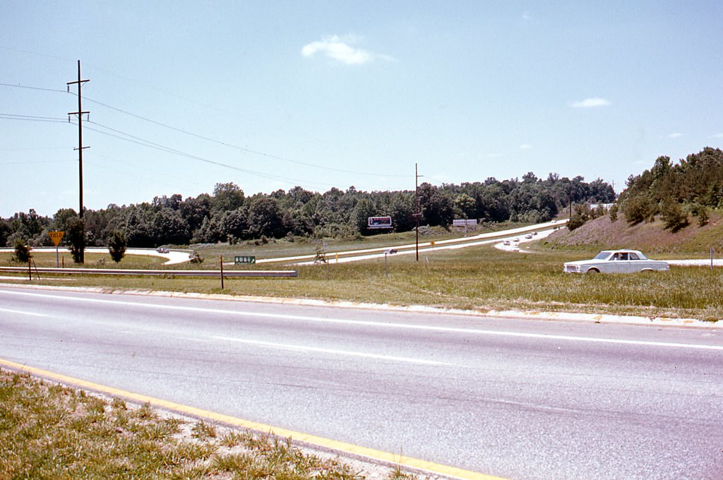#91 Capital Boulevard (North Boulevard) and Raleigh Beltline, 1970s