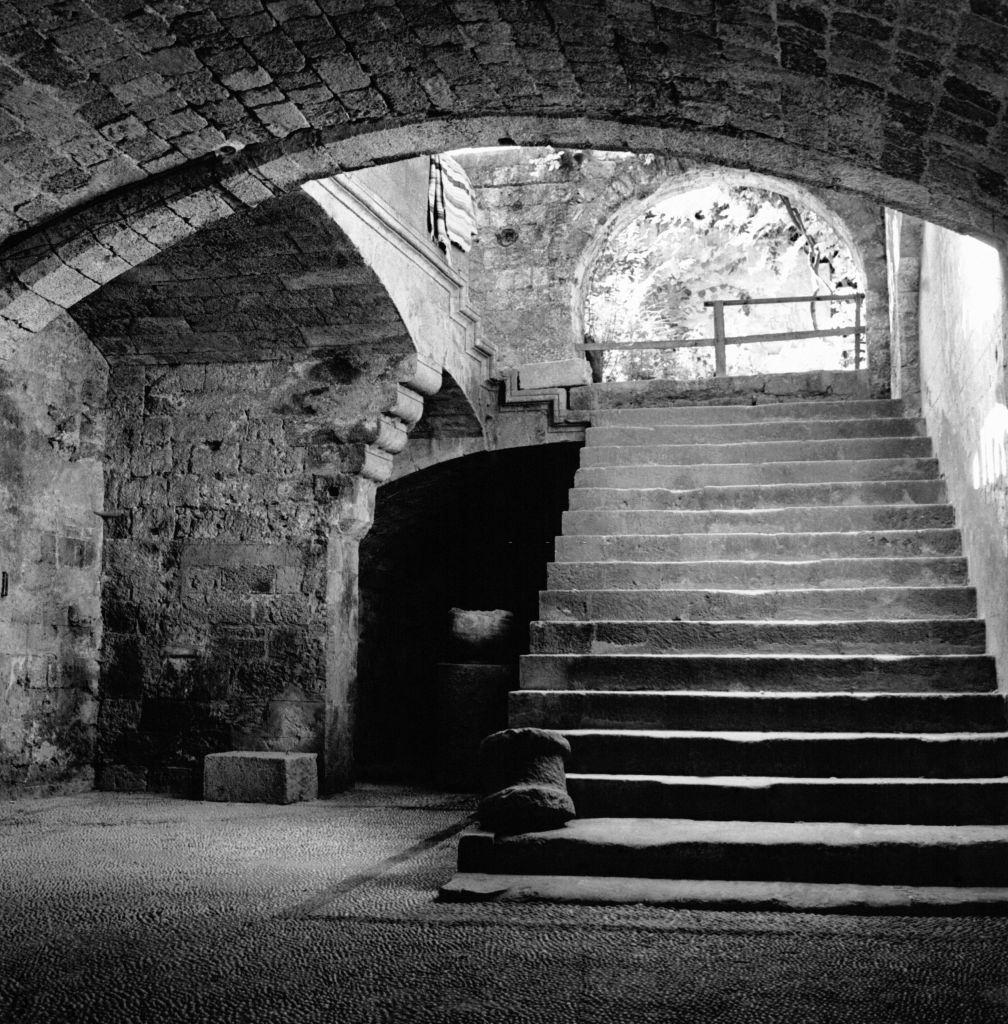 #1 Hostel of the Spaniards in Rhodes, 1900s.