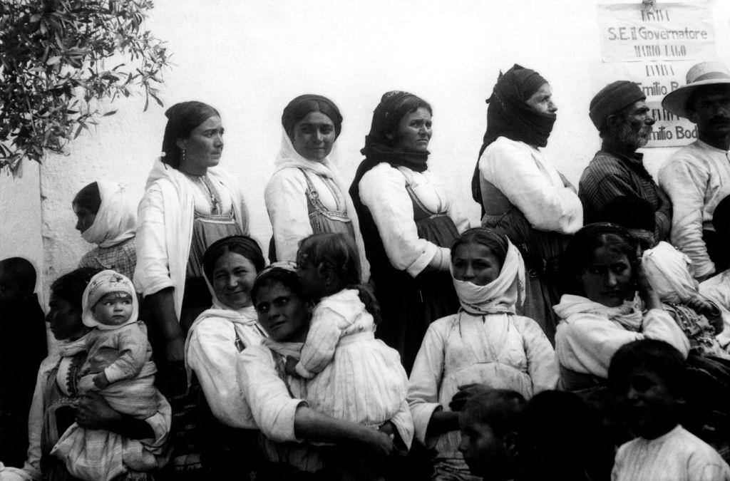 #13 A group of female farmers in Rhodes, 1920s.