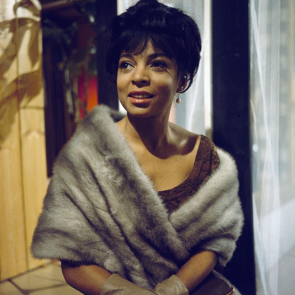 #11 Ruby Dee on the set of the television drama ‘Armchair Theatre – Neighbours’ in 1966.