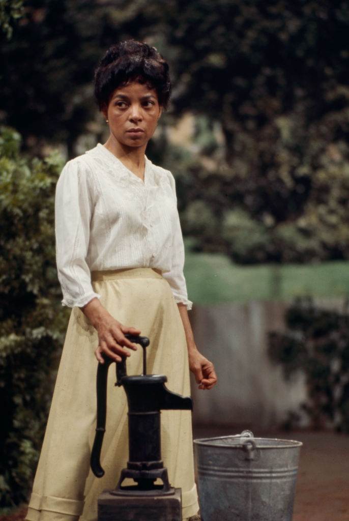 #18 Ruby Dee appearing in the ABC tv movie ‘Wedding Band’, 1974.