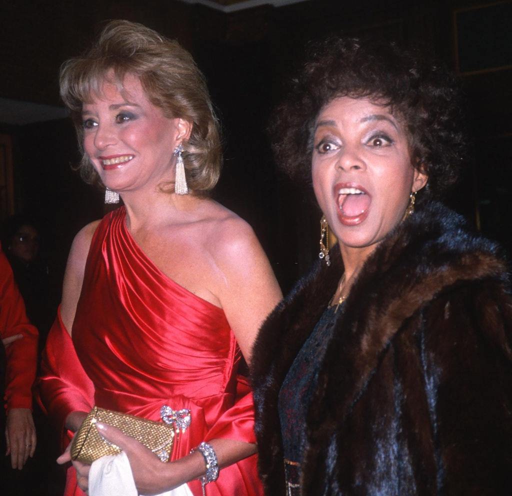 #22 Ruby Dee with Barbara Walters.