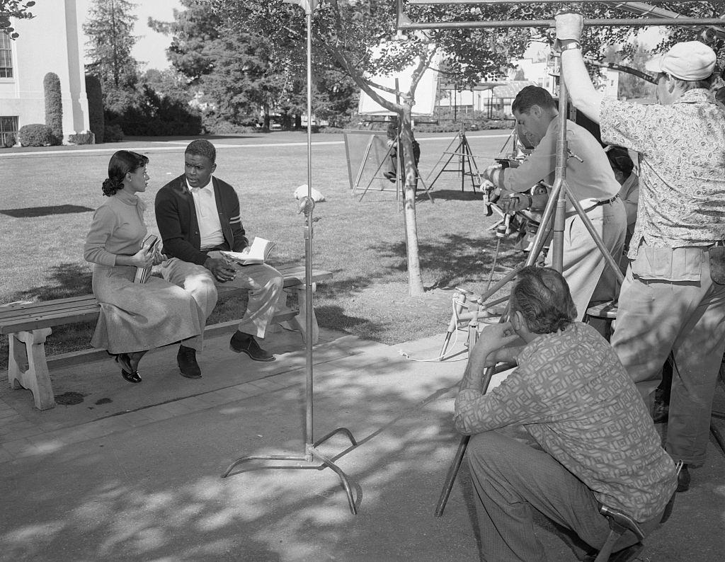 #24 Ruby Dee with the making of ‘The Jackie Robinson Story’, 1950s.