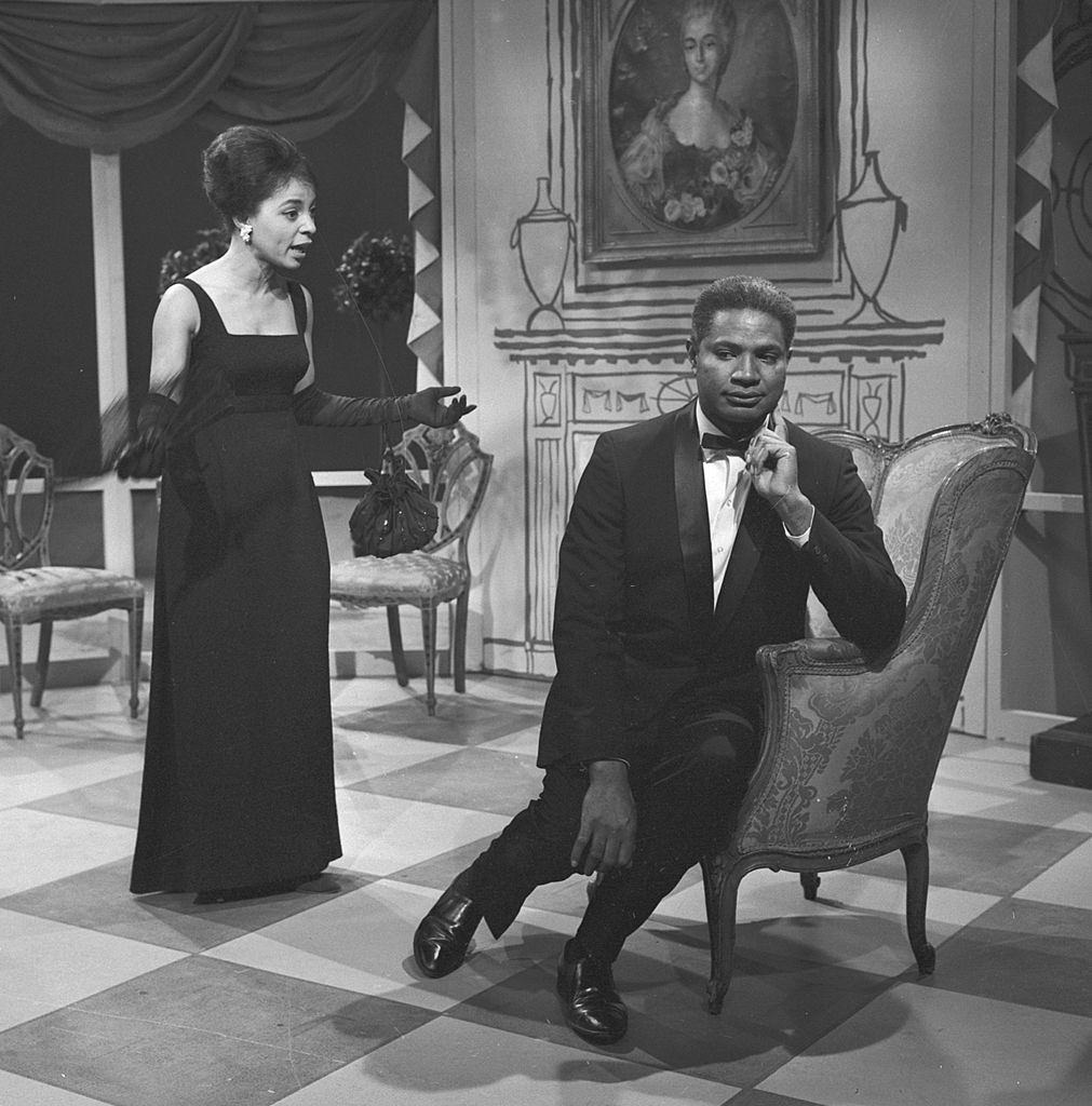 #28 Ruby Dee with Ossie Davis, 1964.