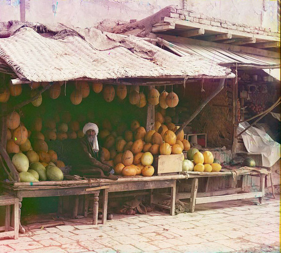 #85 Melon vendor, ca. 1910s