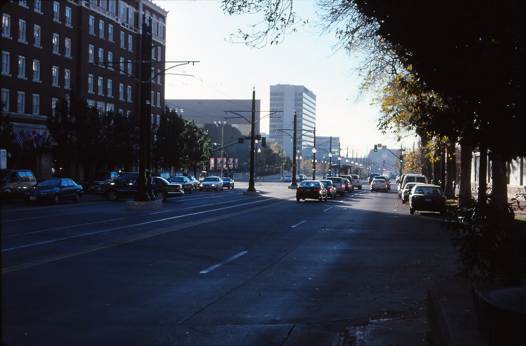 #10 Looking West along Temple Street, 1990s