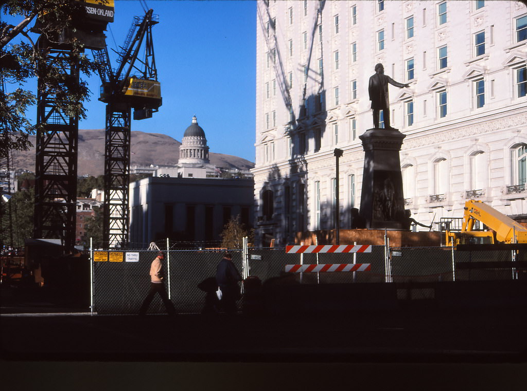 #11 Utah Capitol from Temple Square, Salt Lake City, 1990s