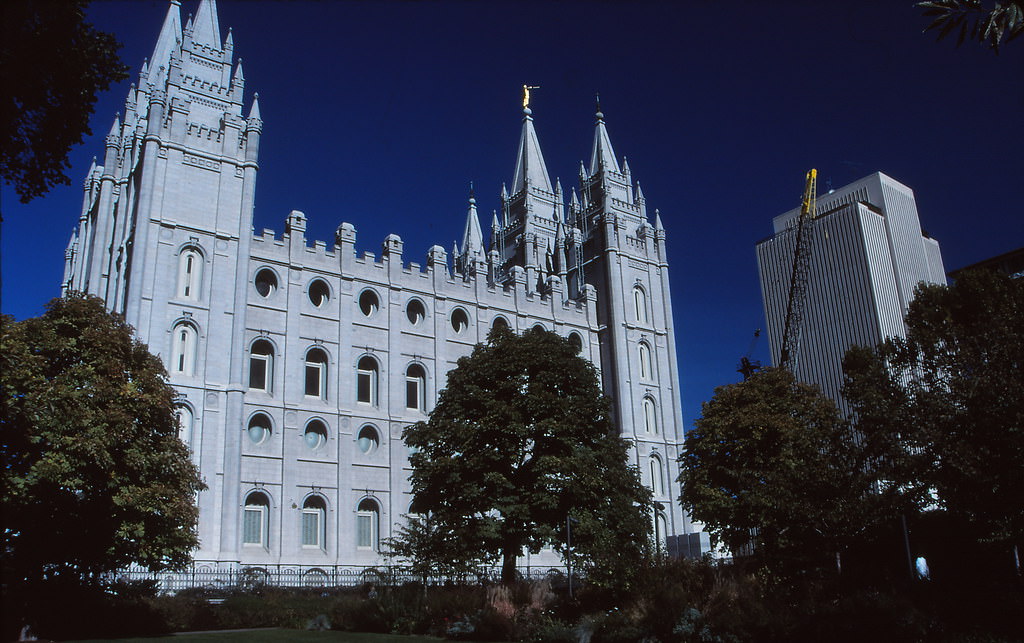 #33 Salt Lake Temple from Temple Square, 1990s