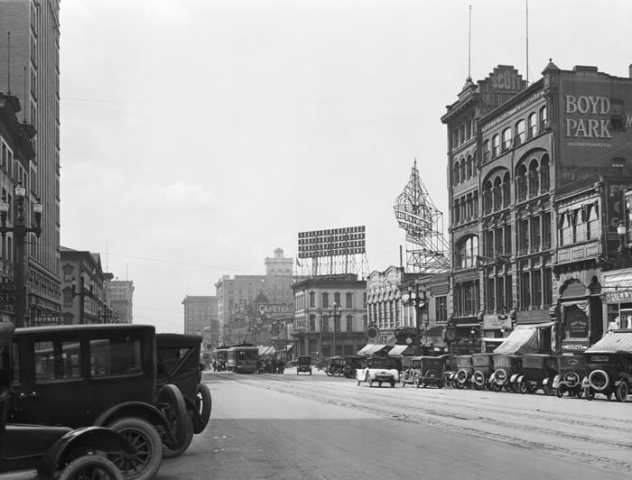 #6 Main Street Looking South, Salt Lake City, 1920