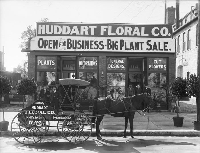 #34 Huddart Floral Exterior, Salt Lake City, October 1904.