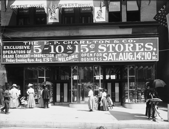 #1 5-10 and 15 Cents Stores, August 1909.