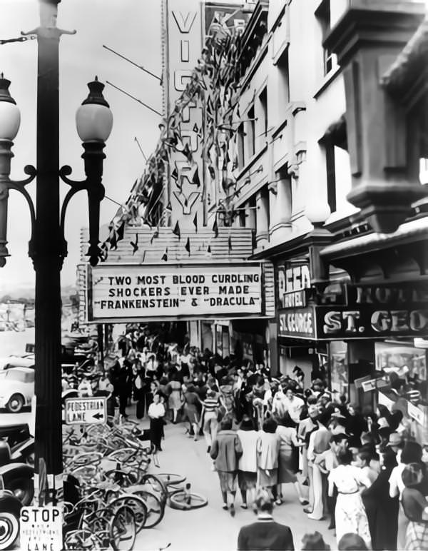#14 Frankenstein and Dracula 1938 Double Bill at Victory Theatre, Salt Lake City.