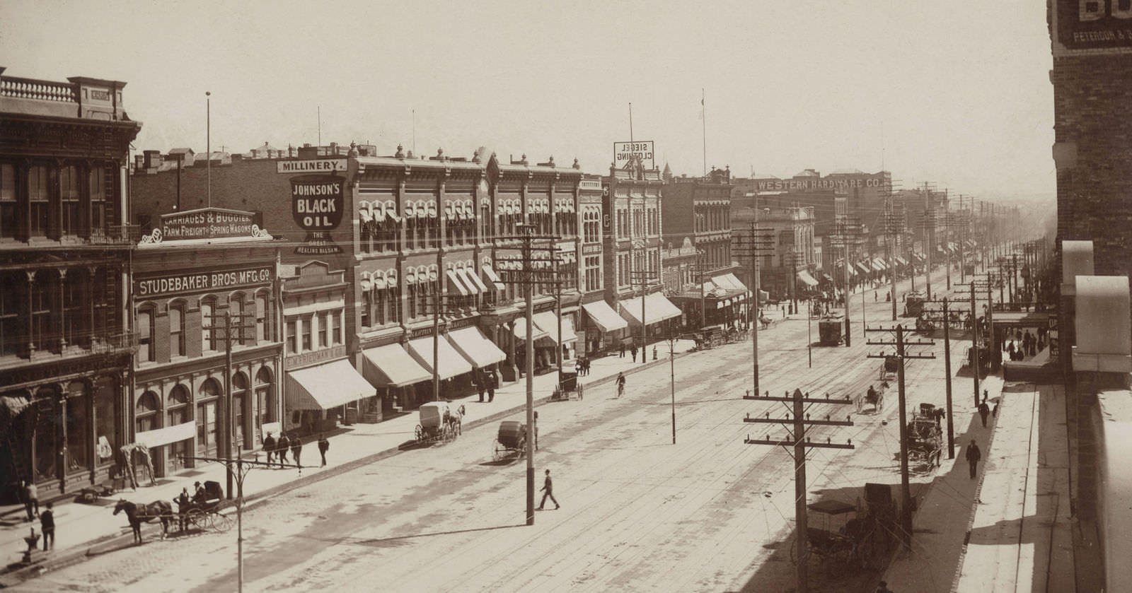 #55 Part of Main Street, 1900.