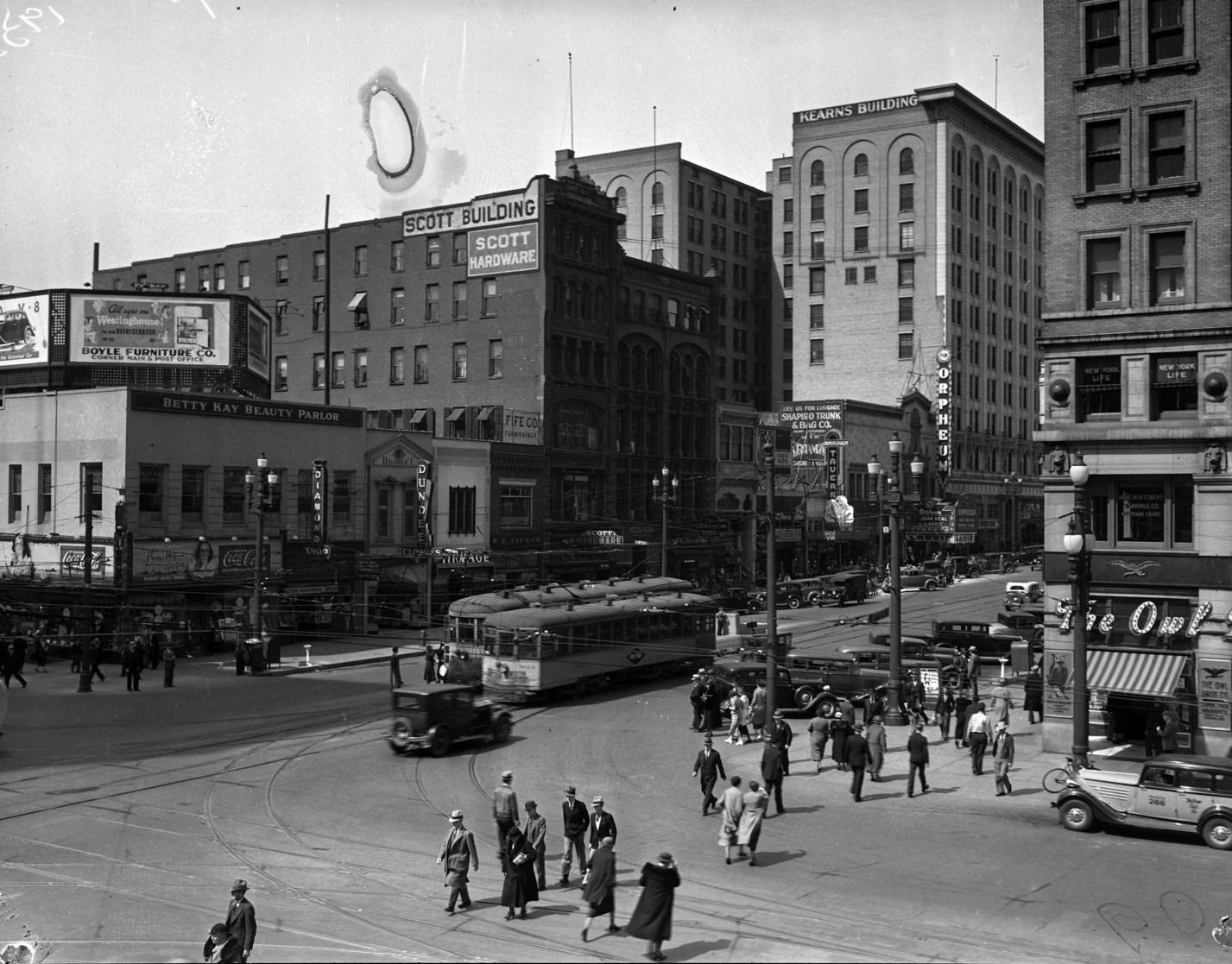 #17 Downtown Salt Lake City, 1930s.
