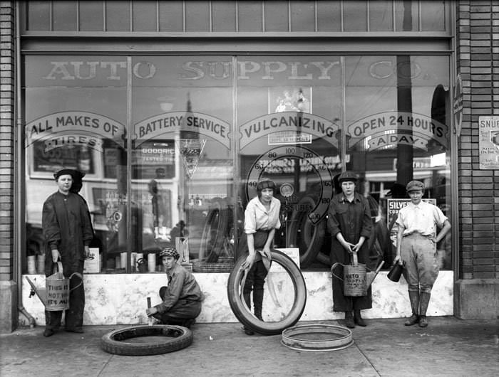 #27 Auto Supply Company, B.F. Goodrich Tires, Salt Lake City, 1918.