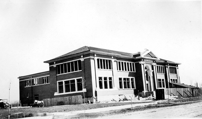 #31 Granite High School Annex Under Construction, 1916