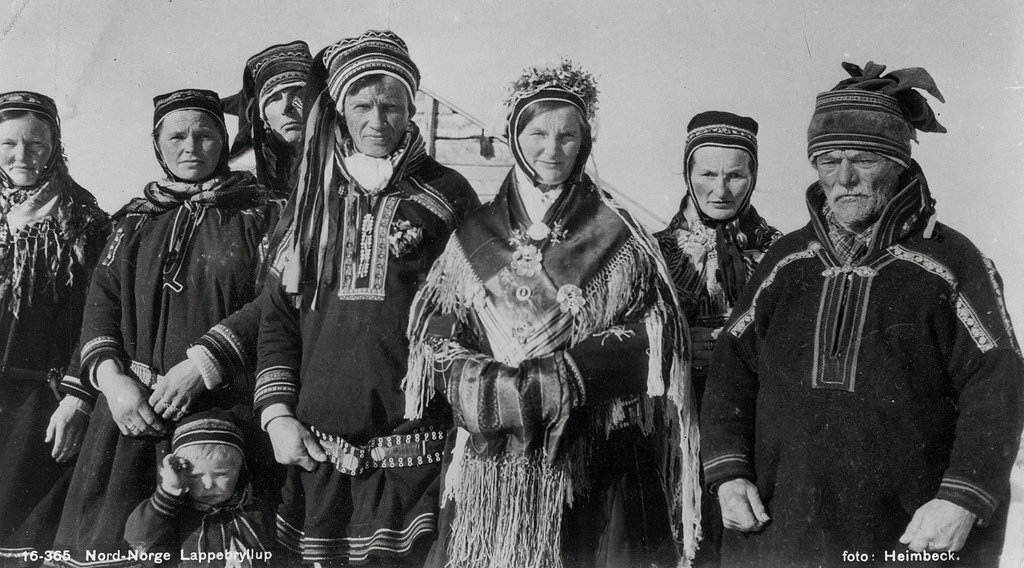 #14 From a Sami wedding in Norway. 1900