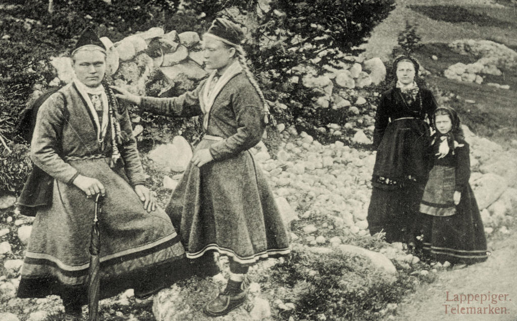 #20 Sami girls from Telemark Southern Norway late 1800