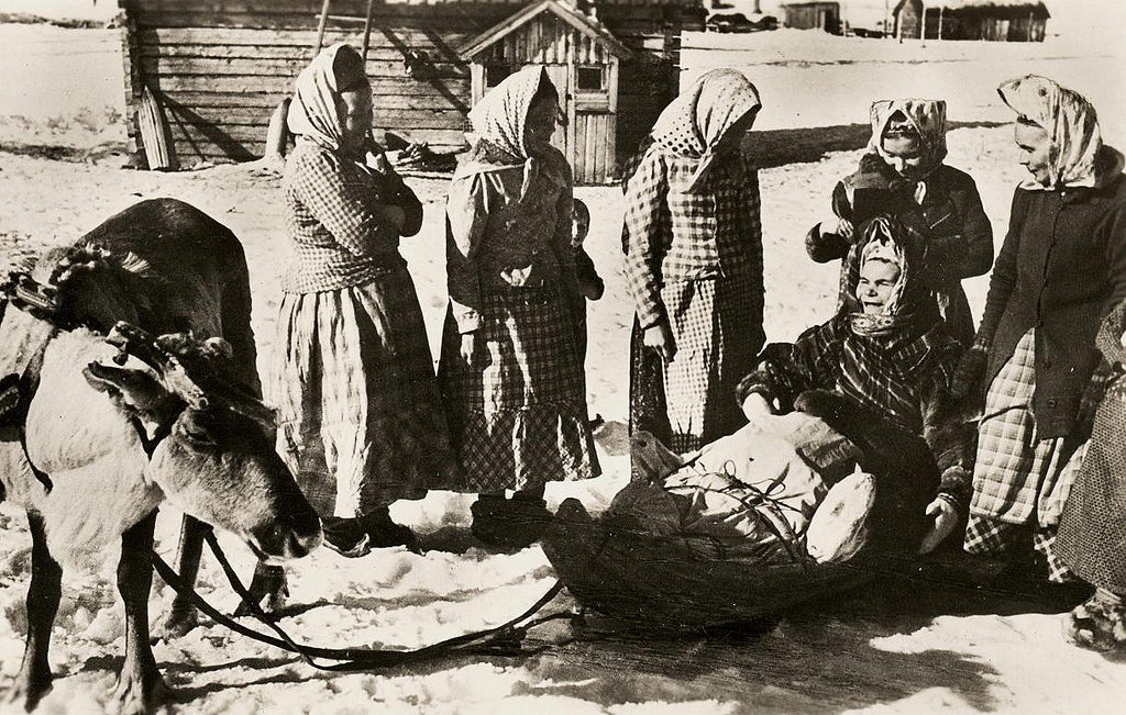 #34 Skolt Sami women in Finland.