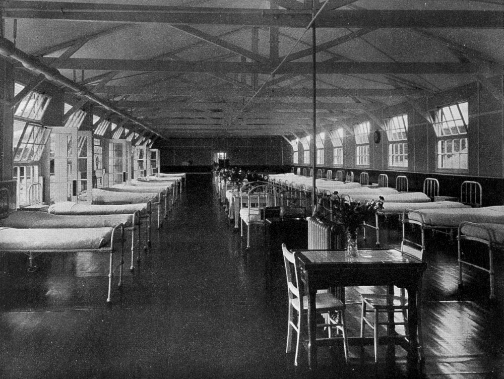 #2 Interior of ward for non-pulmonary boys, Stannington Sanatorium.