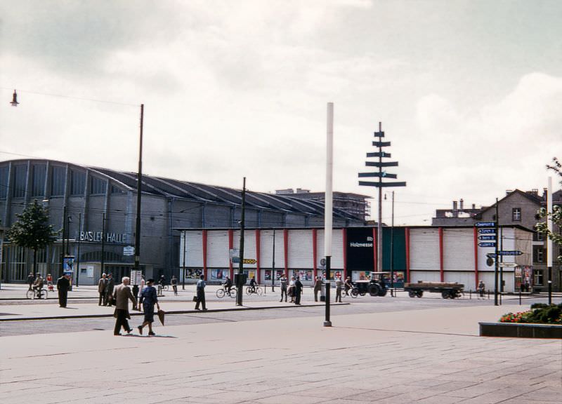 #1 Basler Halle (Today this is the location of the Congress Center, Basel), Basel, Switzerland, 1950s