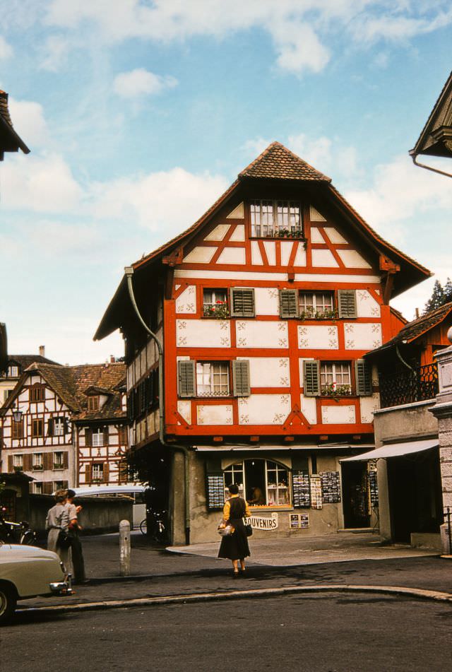 #26 Half-timbered House at Stiftstrasse 10, 6006, Lucerne, early 1950s