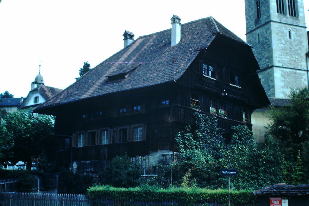 #17 Oldest House in Lucerne, Switzerland, 1953