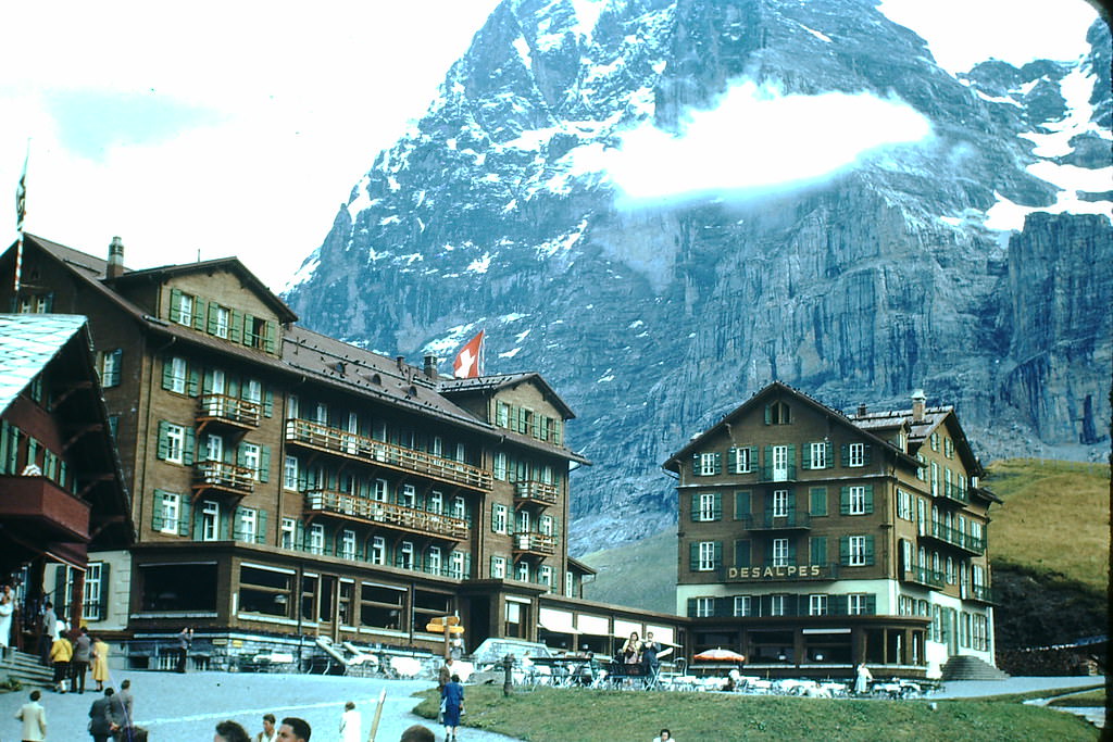 #24 Bellevue Hotel at Kleine Scheidegg, Switzerland, 1953