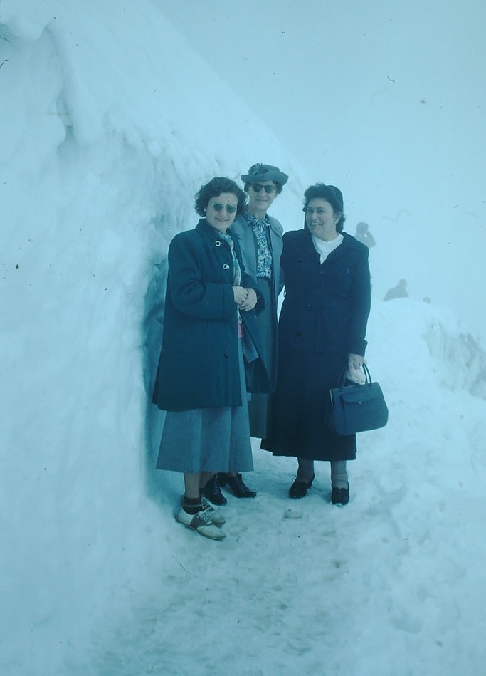 #28 At Mt Jungfraujoch, Switzerland, 1953