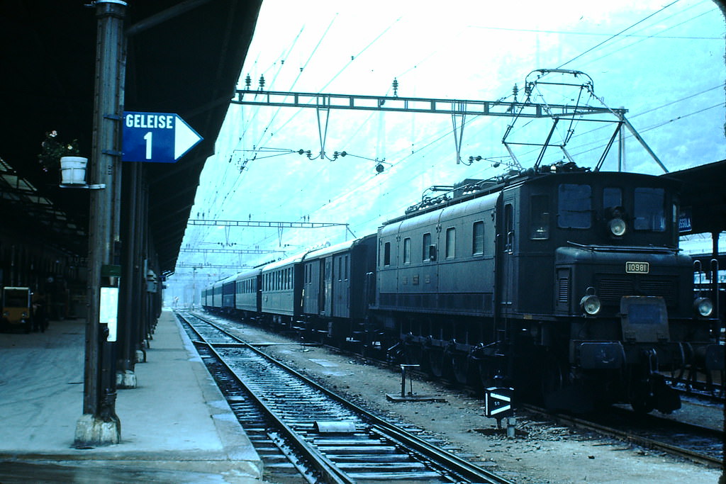 #30 Bridge on Route toward Italy, Switzerland, 1953