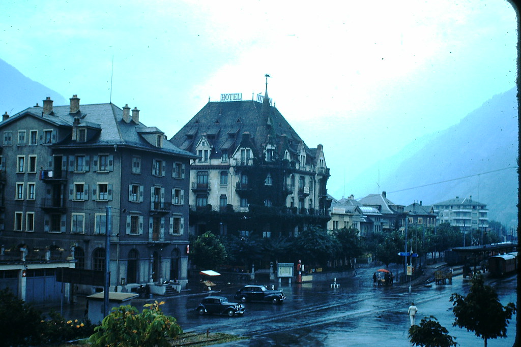 #31 Bridge on Route toward Italy, Switzerland, 1953