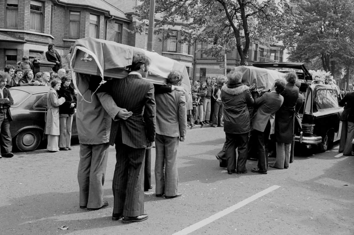 #3 Republican funeral, Catholic west Belfast, 1978