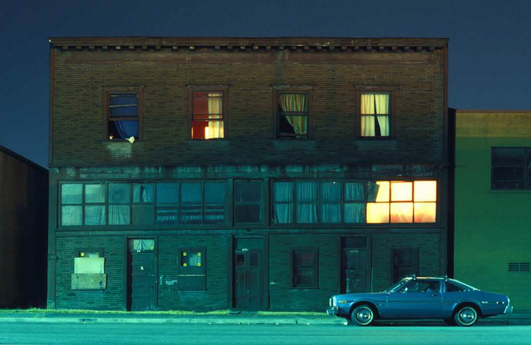 #8 Building and Car, Franklin Street, 1981