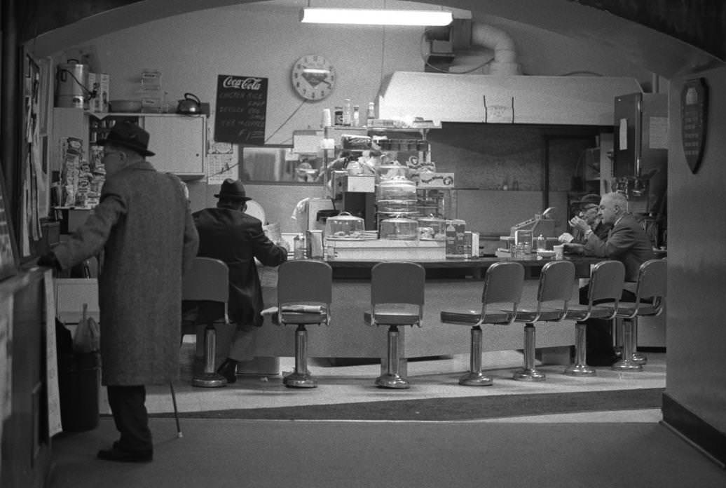 #11 Commodore Lanes, Lunch Counter, 1973