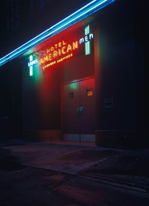 #14 American Hotel, Rear Entrance. 1975