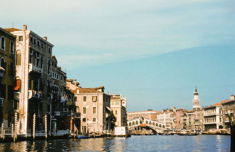 #13 Rialto Bridge, Grand Canal, Venice, 1950s